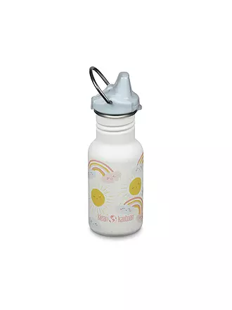 KLEAN KANTEEN | Botella de agua Classic para niños de 355 ml con tapa Sippy | weiss